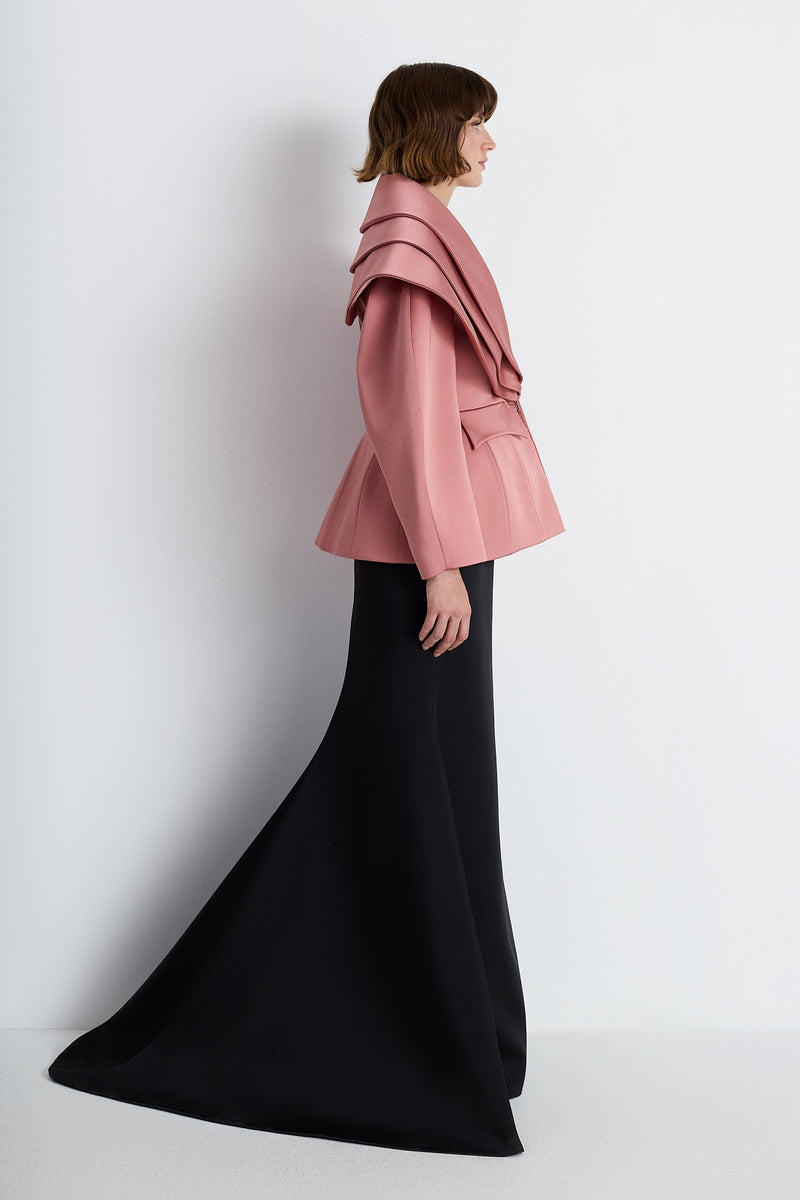Nean Sculptural Collar Jacket Light Pink
