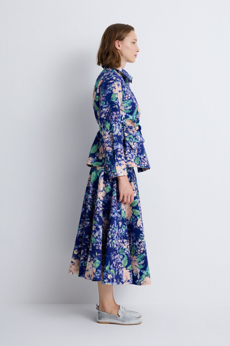 Nean Floral Printed Jacket Multi Color