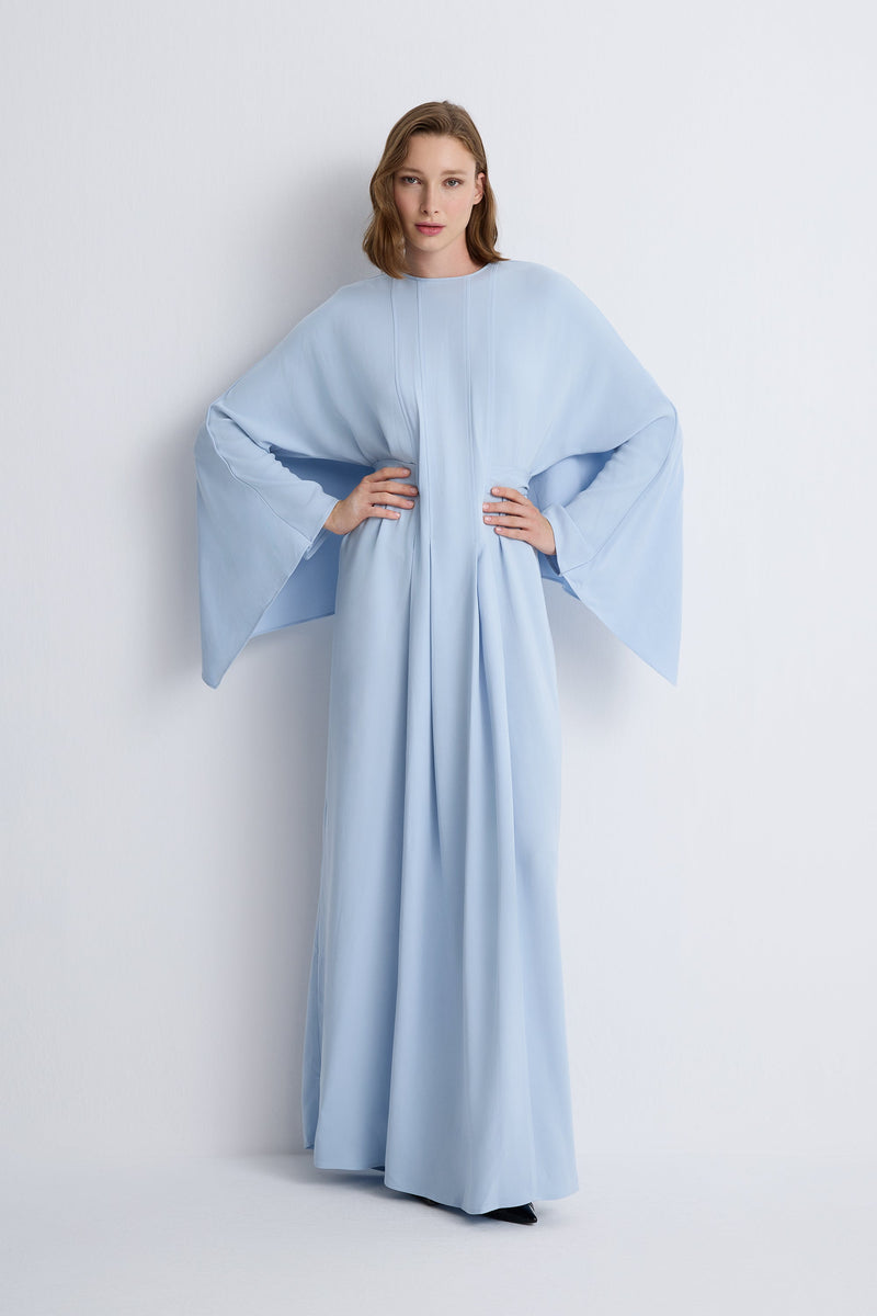 Nean Romantic Maxi Cape Dress
 Sky Blue