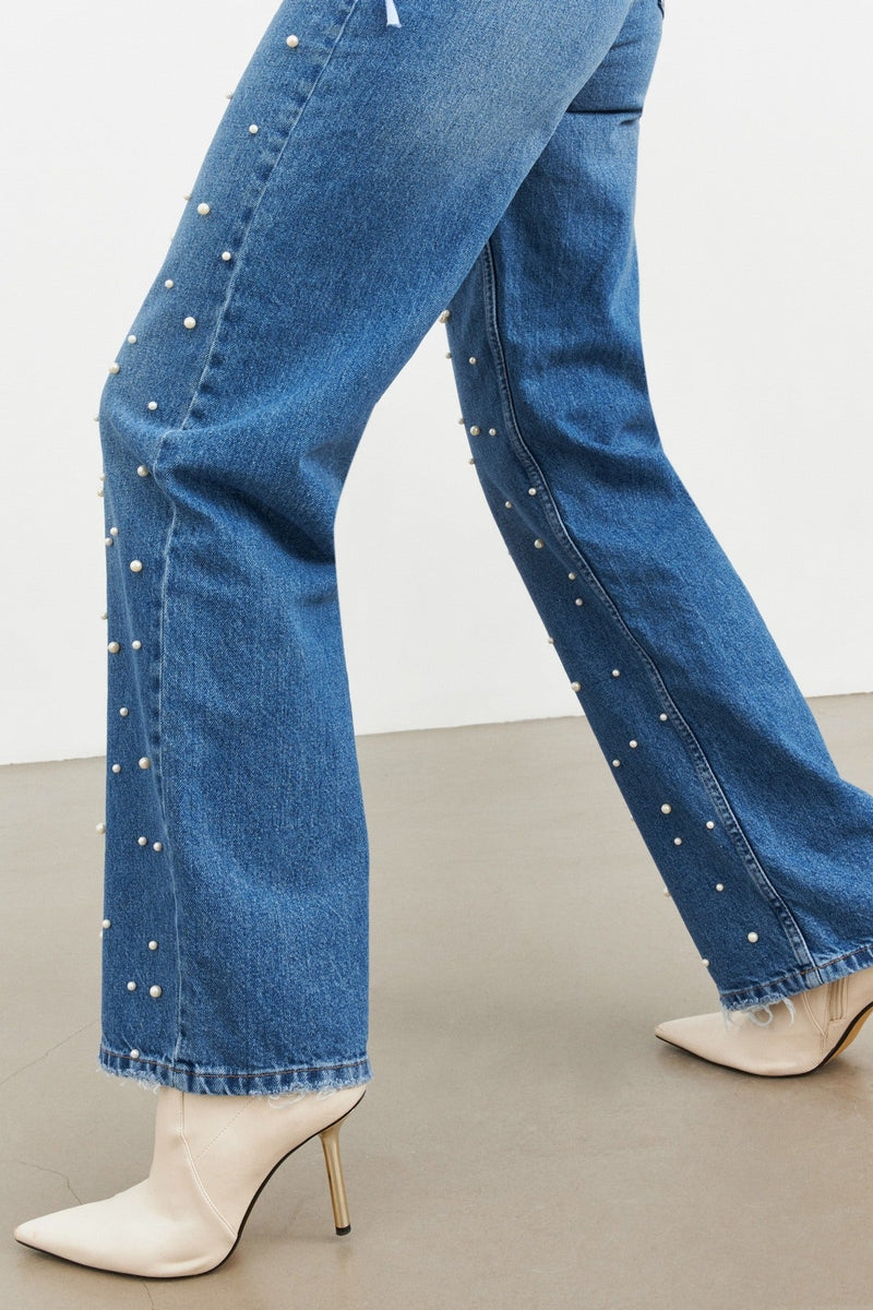 Setre Denim Pearl Trousers Blue