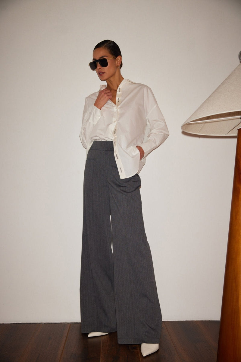 Setre Stripe And Pocket Detail Pants Anthracite