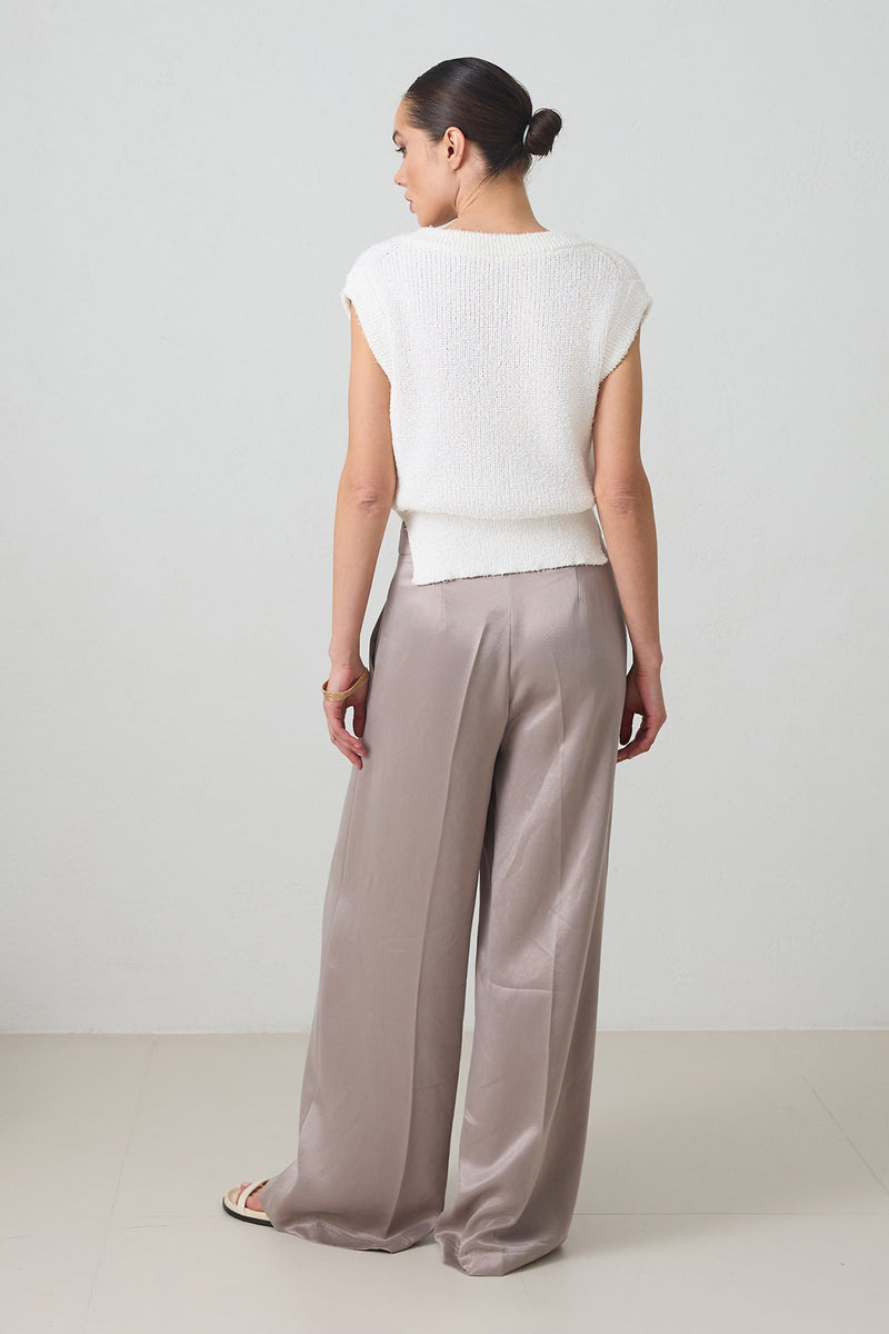 Setre Wide Leg Trousers Mink