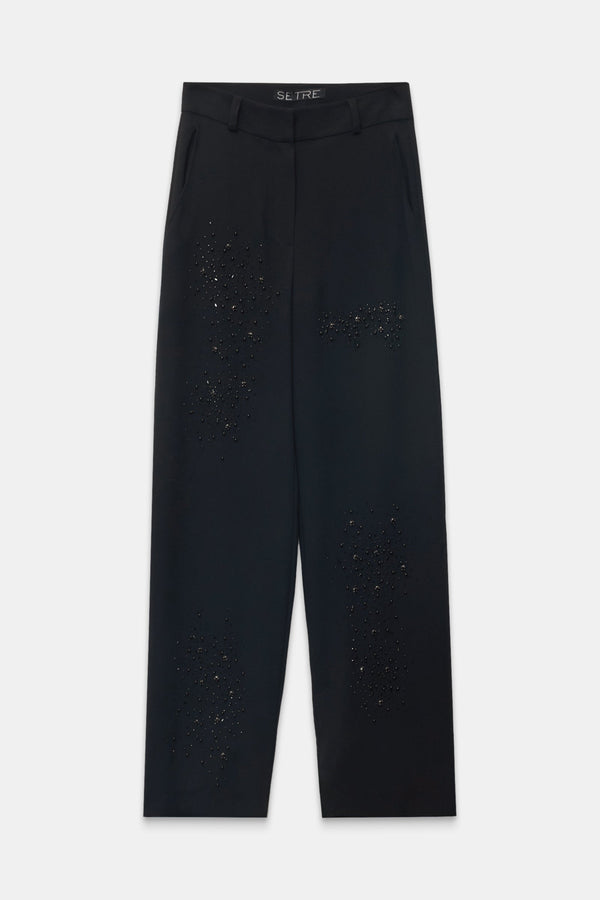 Setre Embellished Detail Trousers Black