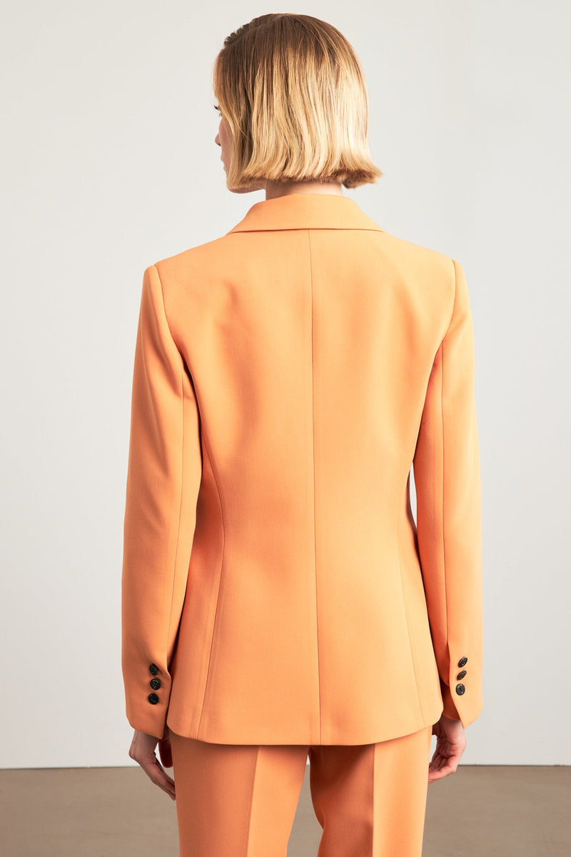 Setre Single-Breasted Jacket Blazer Orange