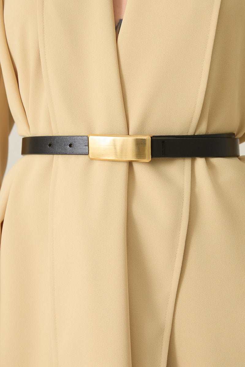 Setre Waist Belt Detail Jacket Light Yellow