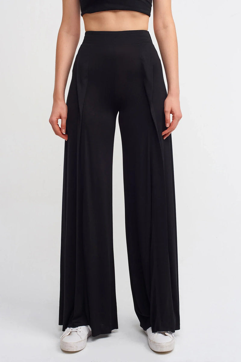 NU Wide Leg Trouser Black