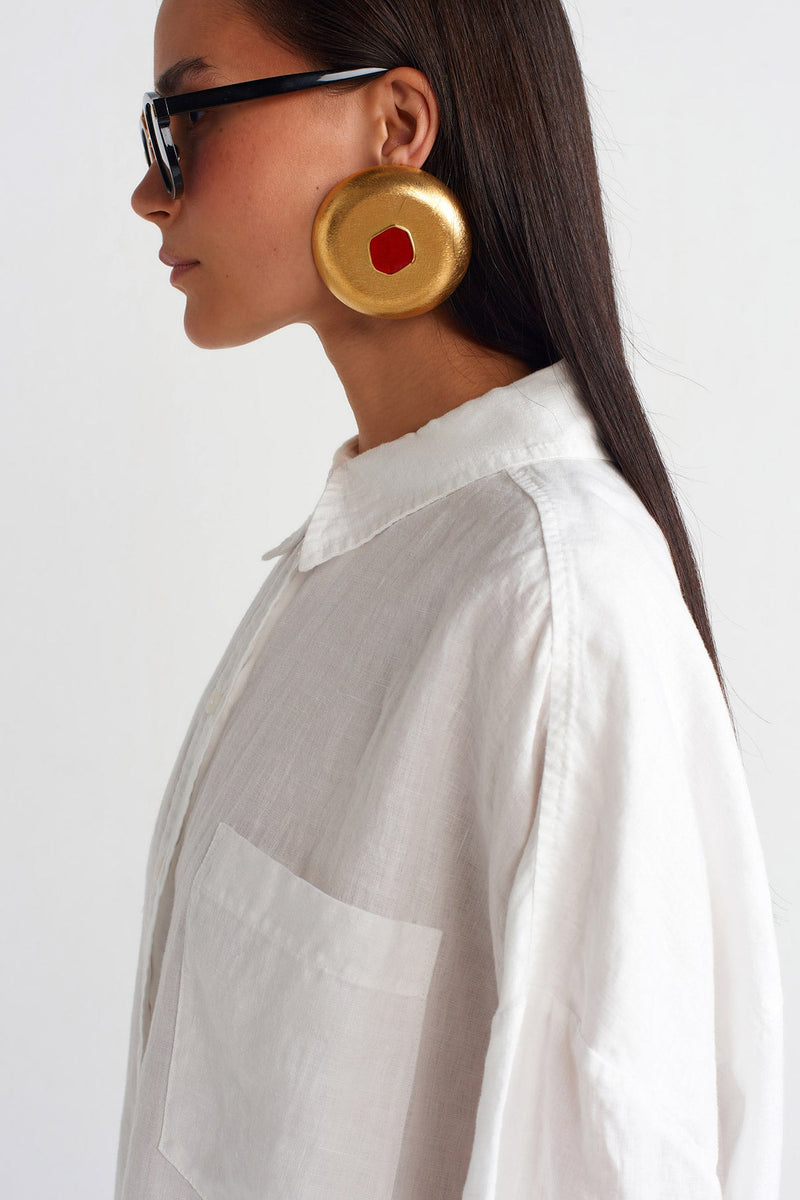 Nu Linen Shirt Off White