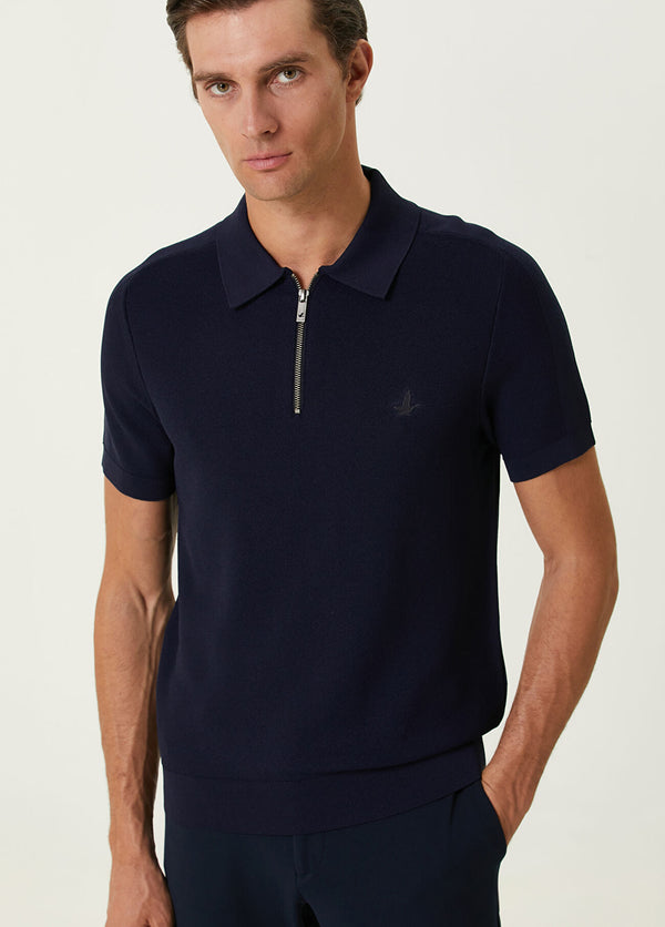 Beymen Club Men Polo Short Sleeve Sweater Navy