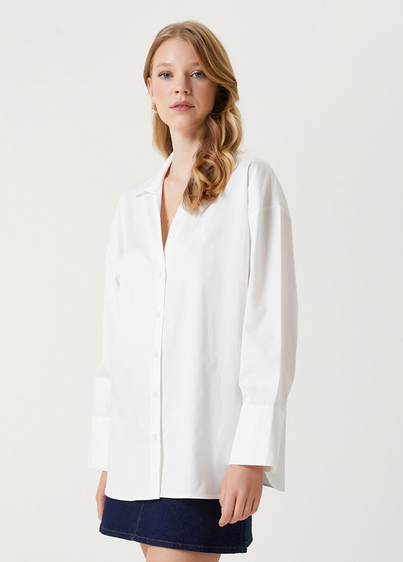 Beymen Club Logo Basic Shirt White