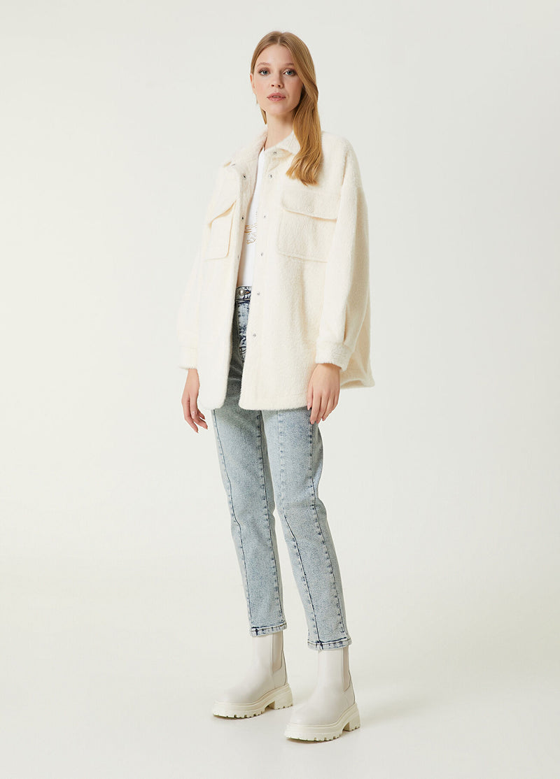 Beymen Club Oversize Over Shirt Off White