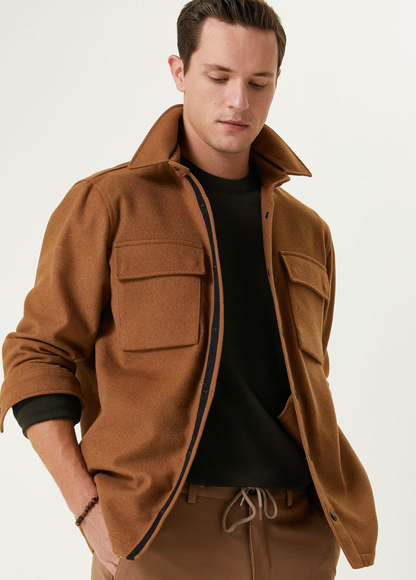 Beymen Club Men Hair Overshirt Camel