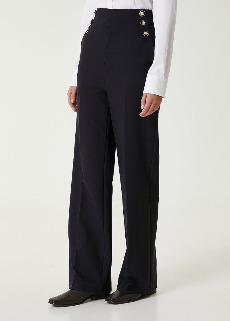 Beymen Club Button Detailed Trousers Navy