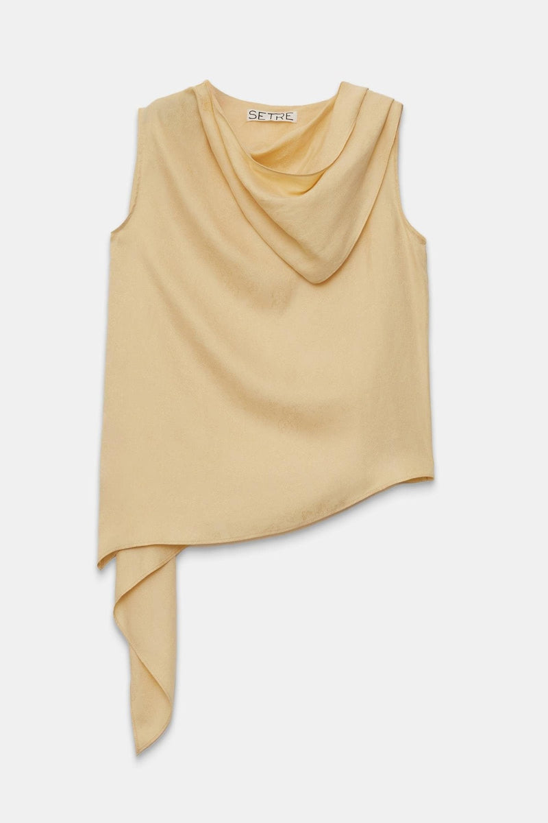 Setre Shawl Detail Tunic Light Yellow