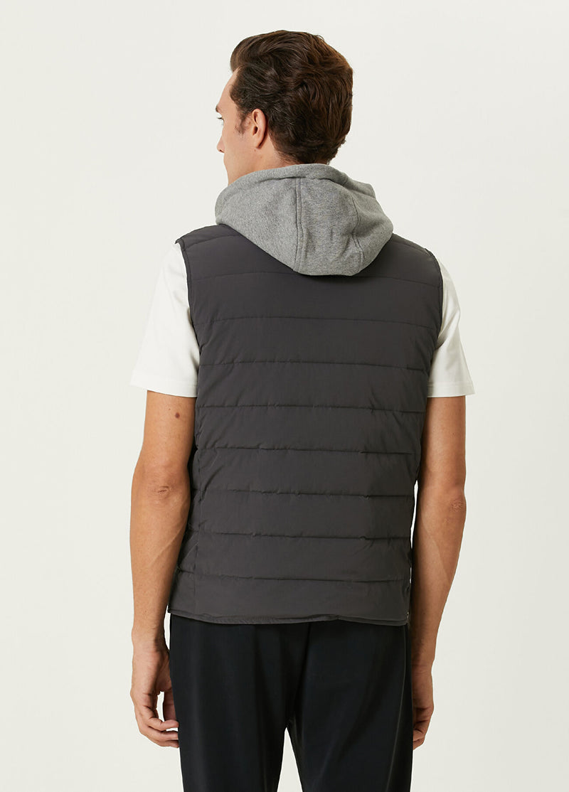 Beymen Club Men Anthracite Hooded Vest Gray