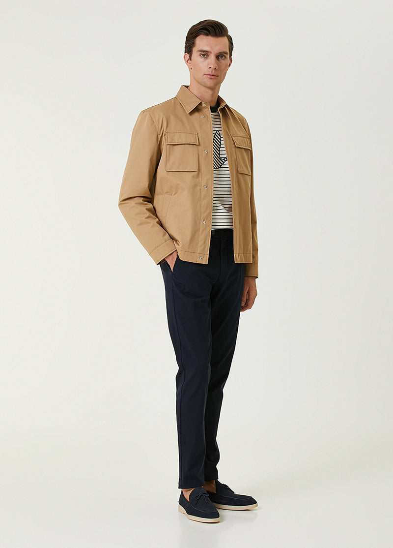 Beymen Club Men Snap Closure Jacket Camel