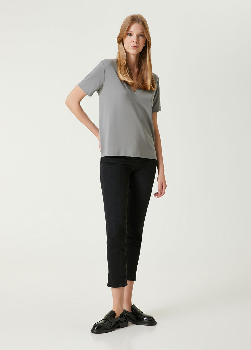 Beymen Club Basic T-Shirt Grey