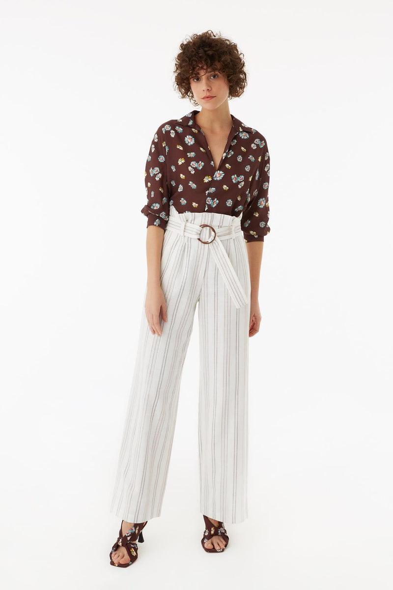 Exquise Trouser Stripe Print