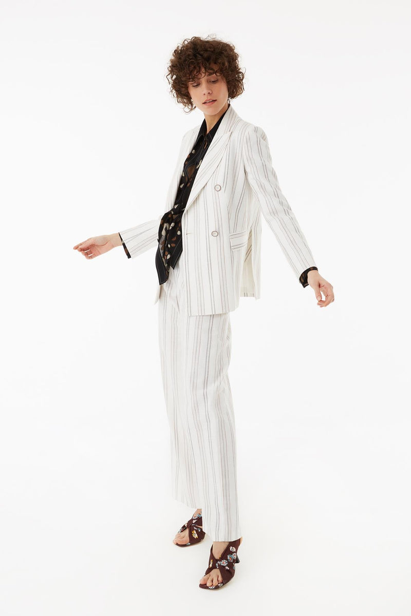 Exquise Trouser Stripe Print - Wardrobe Fashion