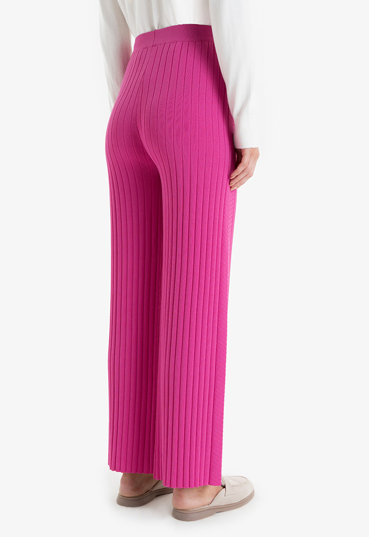 Choice Trousers With Striped Pattern  Pink