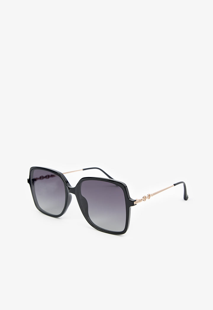 Choice Oversize Square Sunglasses Black