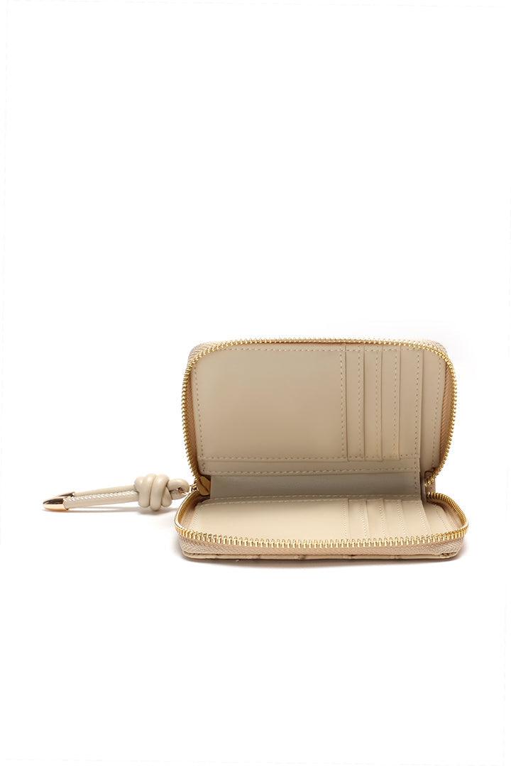 Choice Textured Multiple Card Slots Wallet Nude