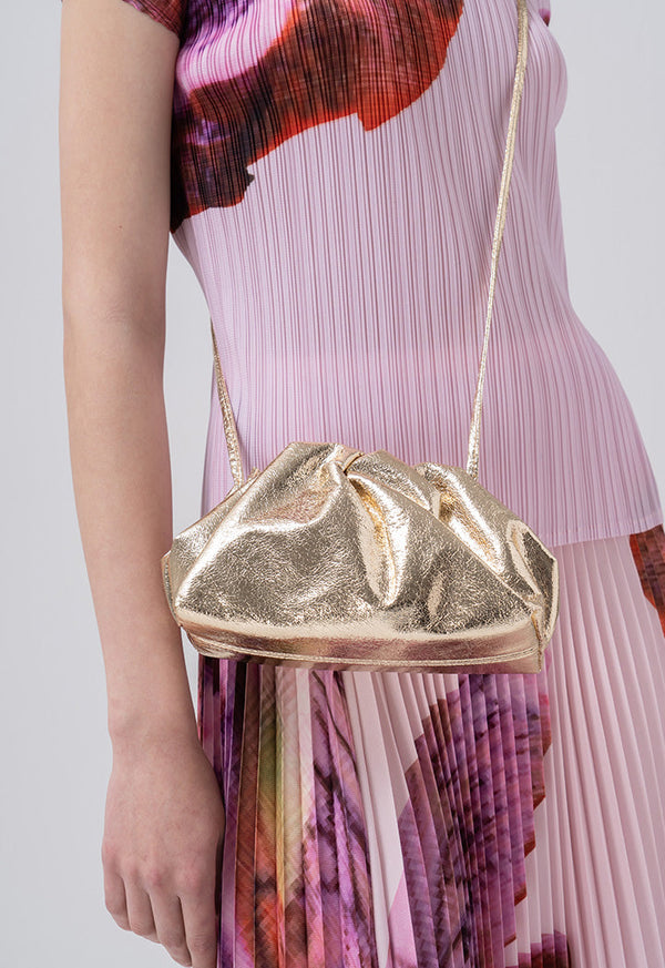 Choice Glittery Hobo Bag Gold