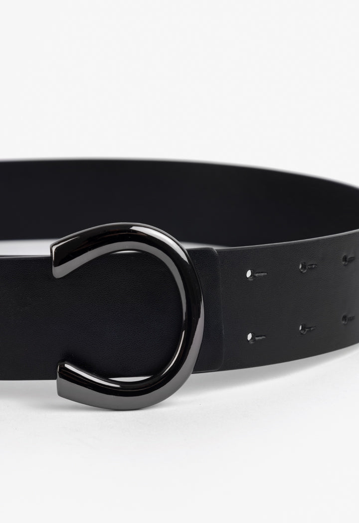 Choice Pu Buckle Belt Black