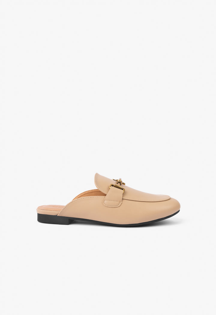 Choice Solid Horse Bit Mules Beige