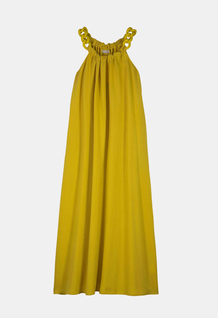 Choice Solid Maxi Sleeveless Dress-Ramadan Style Ocra