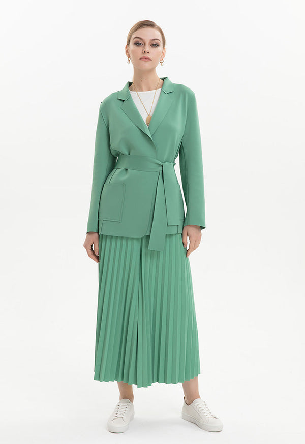 Choice Pleated Trouser Green