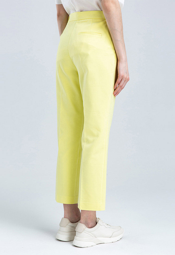 Choice Basic Straight Leg Trouser Yellow