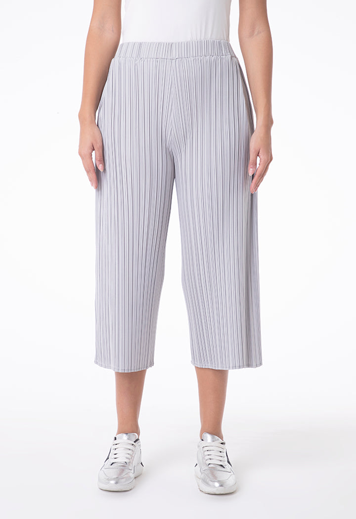 Choice Straight Leg Pleated Trouser Grey