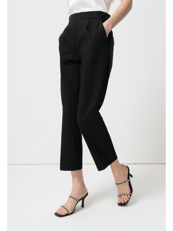 Choice Basic Solid Trousers Black