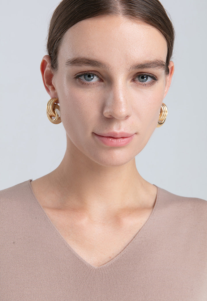 Choice Toggle Loop Earring Gold