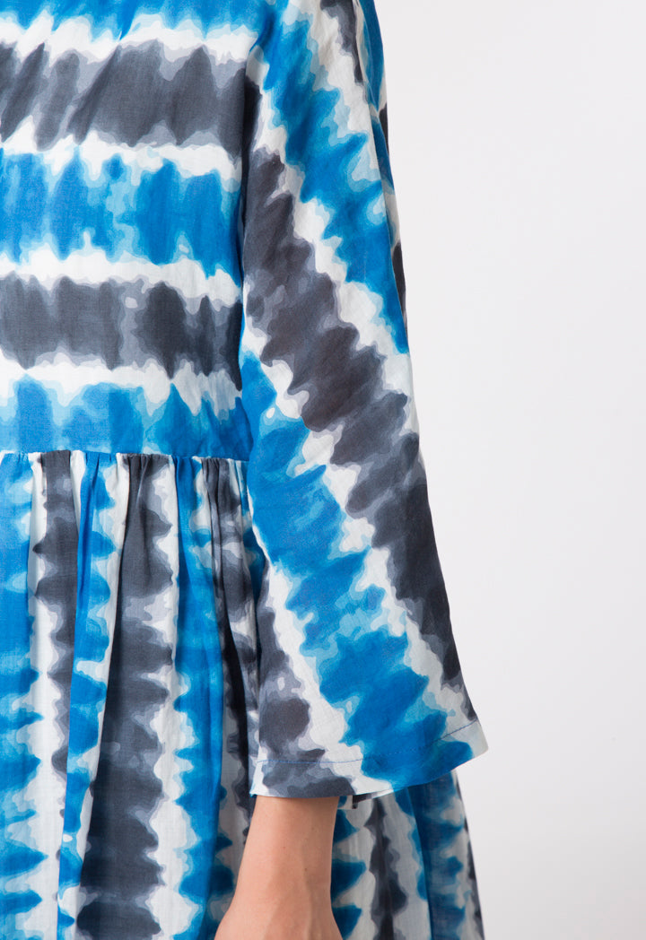 Choice Tie Dye Outerwear Chevron Blue