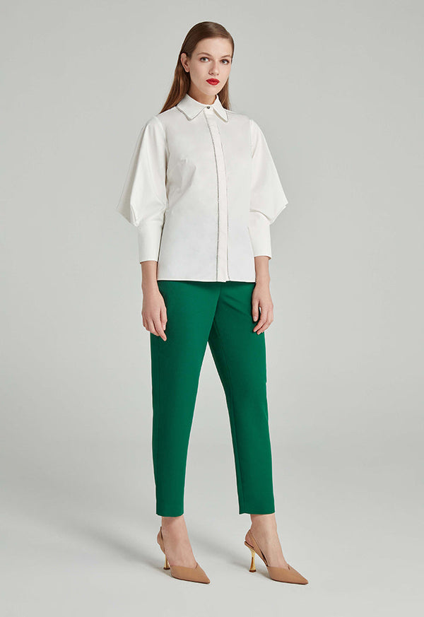 Choice Straight-Cut Trouser Green