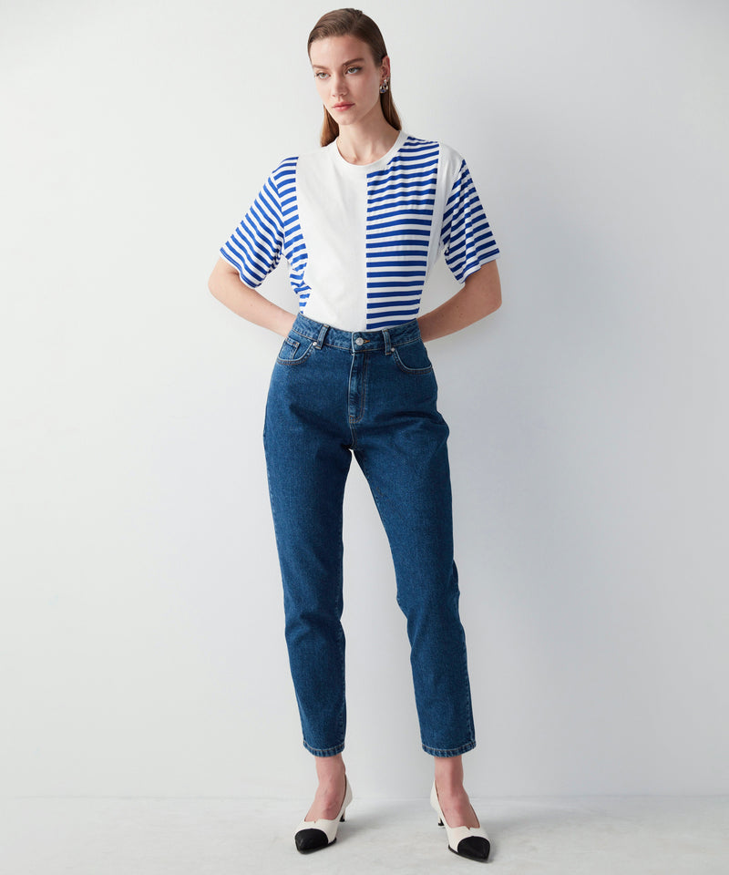 Ipekyol Mom Fit Cropped Jeans Dark Indigo