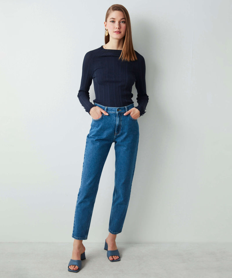 Ipekyol Denim Mom Fit Trouser Indigo