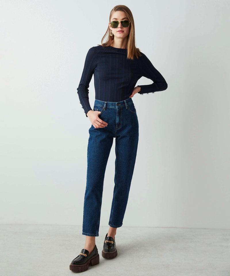 Ipekyol Denim Mom Fit Trouser D.Indigo