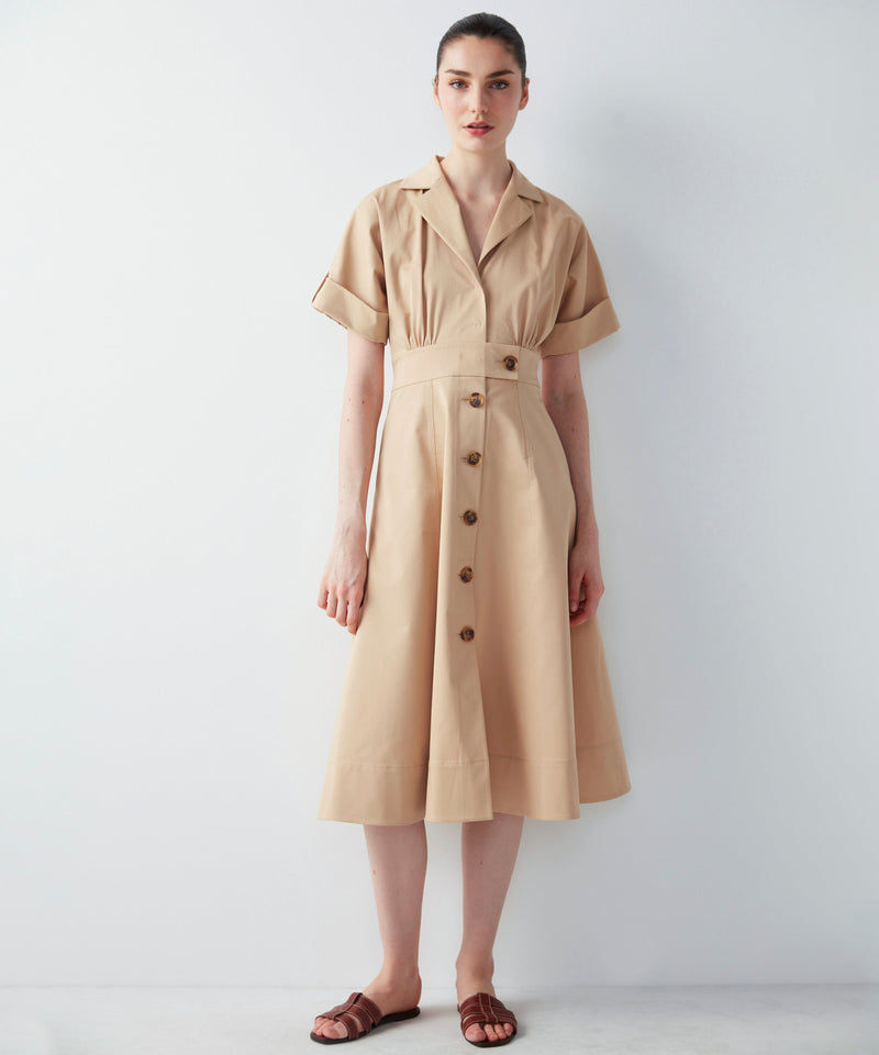 Ipekyol Midi Dress With Waist Accent Natural