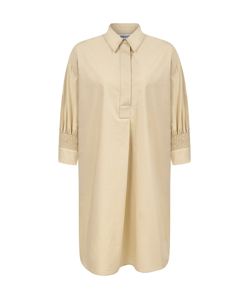 Ipekyol Relaxed Fit Poplin Shirt Dress Natural