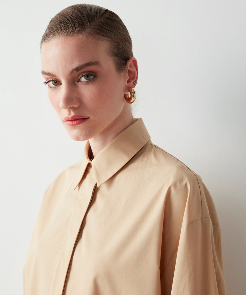 Ipekyol Relaxed Fit Poplin Shirt Dress Natural