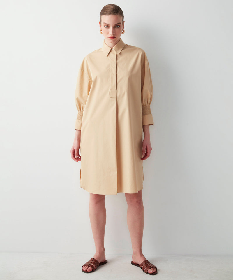 Ipekyol Relaxed Fit Poplin Shirt Dress Natural