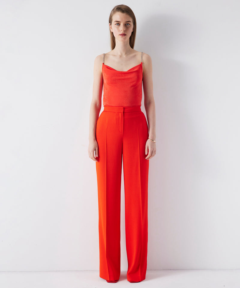 Ipekyol Wide Leg Fit Trousers Red