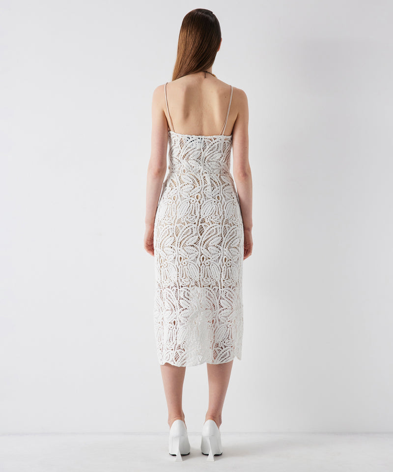 Ipekyol Crochet Pencil Midi Skirt Off White