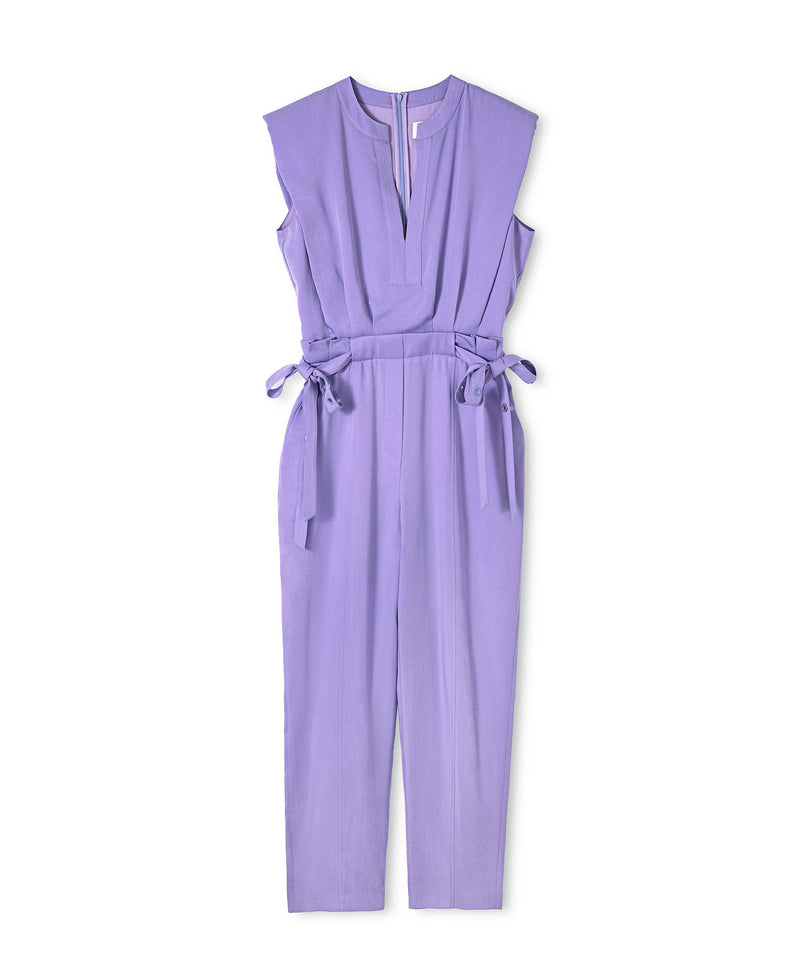 Ipekyol Judge Collar Belted Overalls Lavander