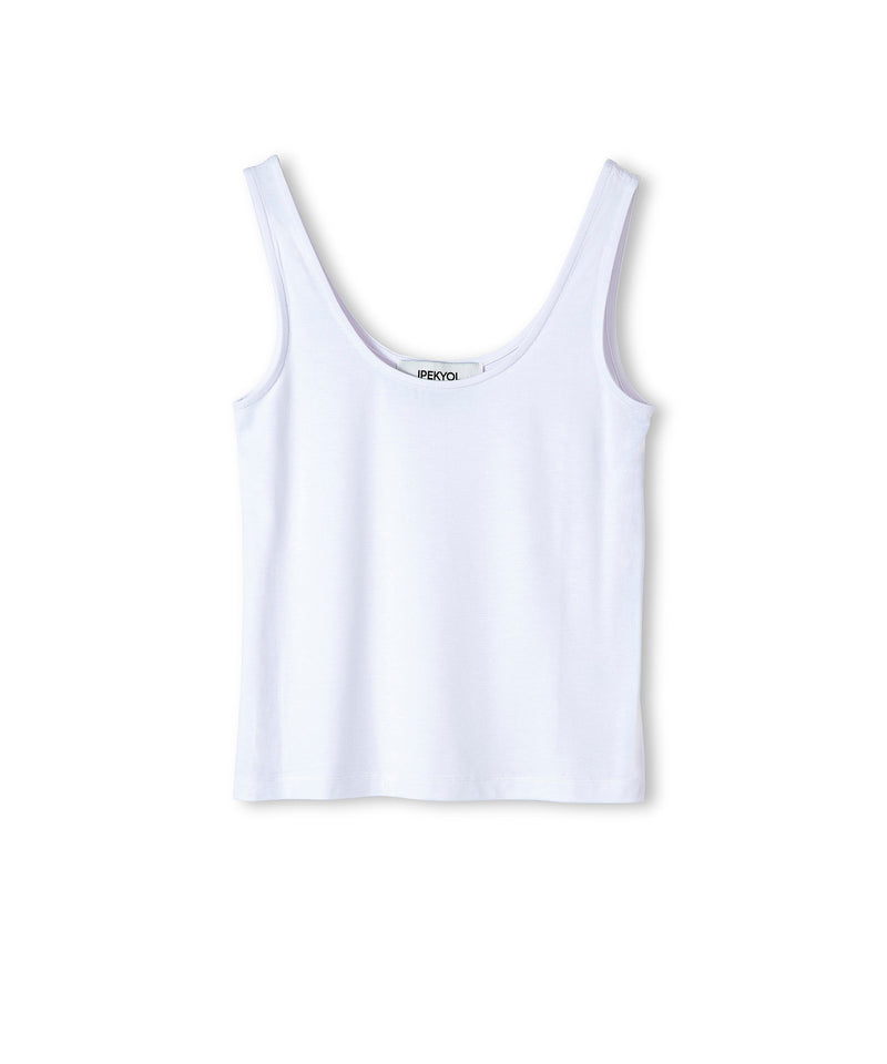 Ipekyol Basic Sleeveless Solid Top White