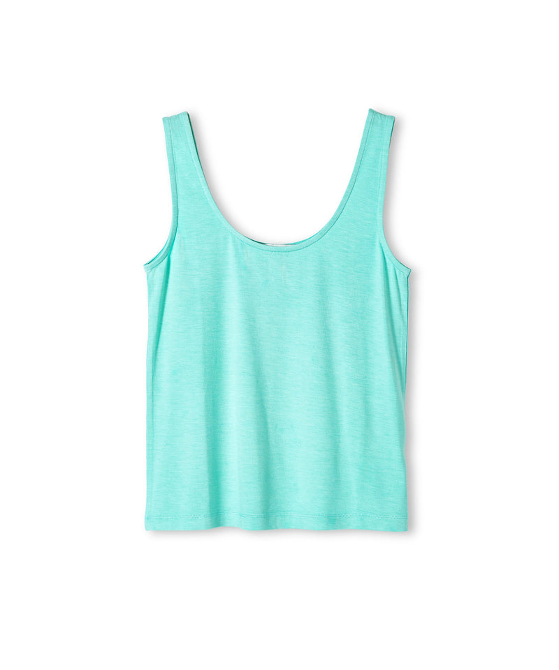 Ipekyol Basic Sleeveless Solid Top Aqua