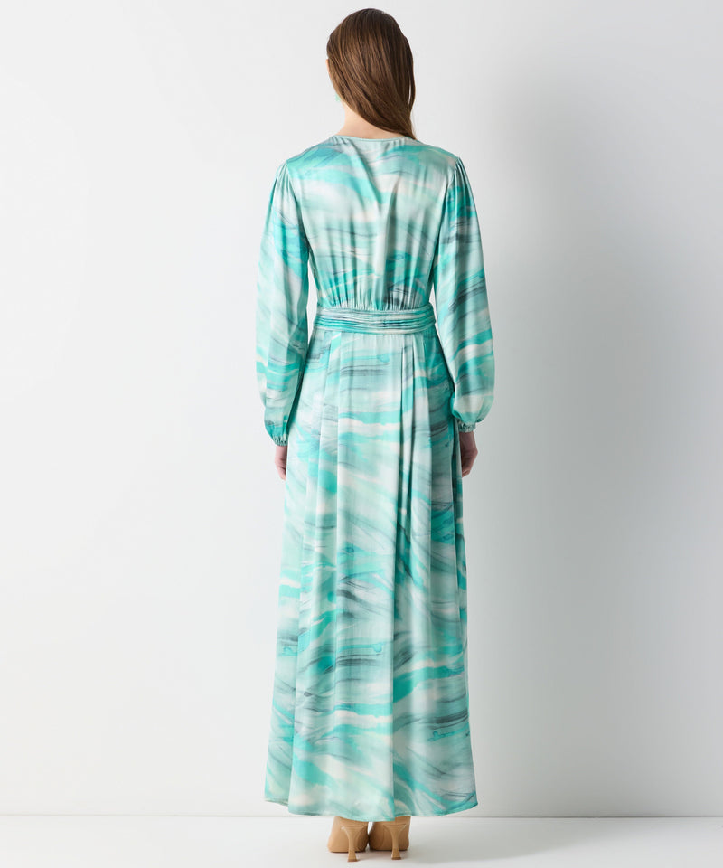 Ipekyol Patterned Double-Breasted Dress Green