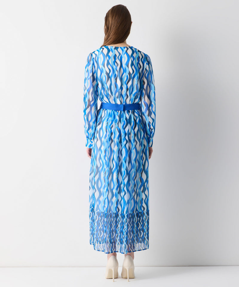 Ipekyol Patterned Dress Blue